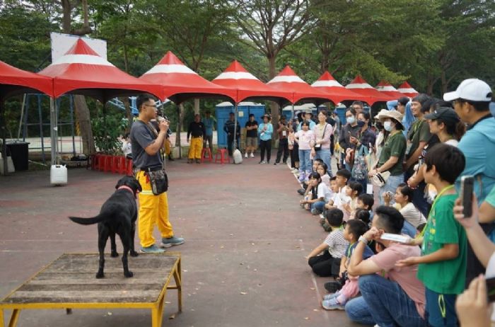 屏東縣政府舉辦親子防災活動，墾丁來義高中成防災學習樂園