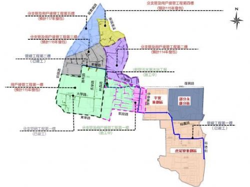 臺南市展望愉快未來 —— 虎尾寮污水下水道系統建設全面推進